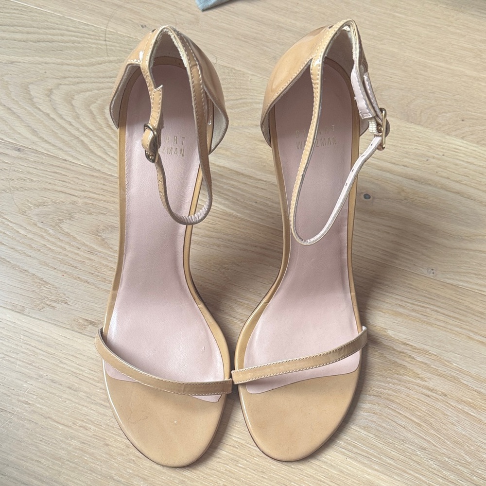 Stuart Weitzman Size 10.5 Nude Nudistsong pump